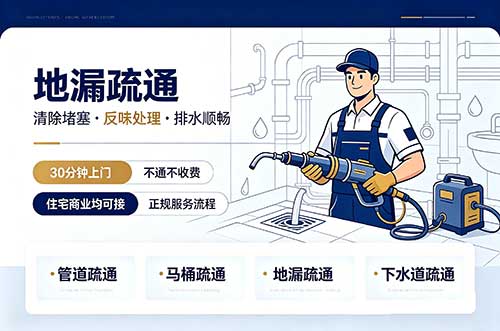 合作地漏疏通